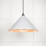 Hammered Copper Hockley Pendant in Flock | 49503F