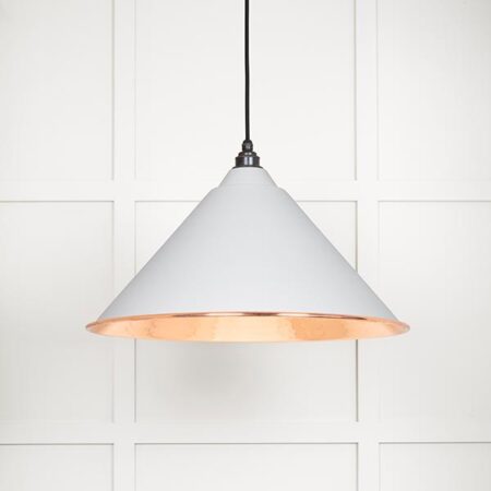 Hammered Copper Hockley Pendant in Flock | 49503F