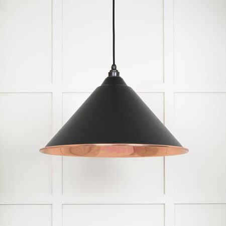 Smooth Copper Hockley Pendant in Elan Black | 49503SEB - Image 2