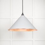 Smooth Copper Hockley Pendant in Flock | 49503SF