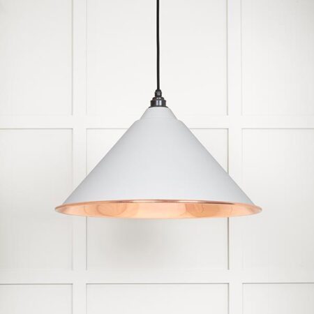 Smooth Copper Hockley Pendant in Flock | 49503SF