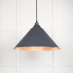 Smooth Copper Hockley Pendant in Slate | 49503SSL