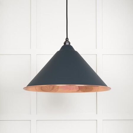 From the Anvil Smooth Copper Hockley Pendant in Soot - Image 2
