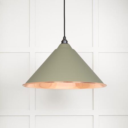 From the Anvil Smooth Copper Hockley Pendant in Tump
