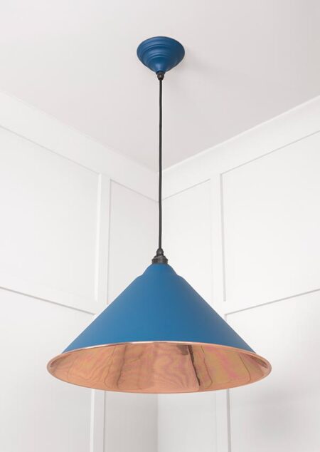 Smooth Copper Hockley Pendant in Upstream | 49503SU - Image 4