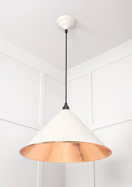 Hammered Copper Hockley Pendant in Teasel | 49503TE - Image 3