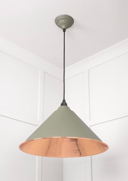 Hammered Copper Hockley Pendant in Tump | 49503TU - Image 4