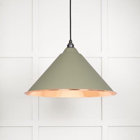 Hammered Copper Hockley Pendant in Tump | 49503TU