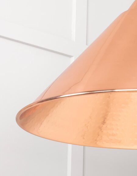 Hammered Copper Hockley Pendant | 49503 - Image 5