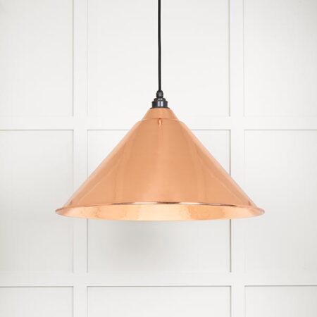 Hammered Copper Hockley Pendant | 49503