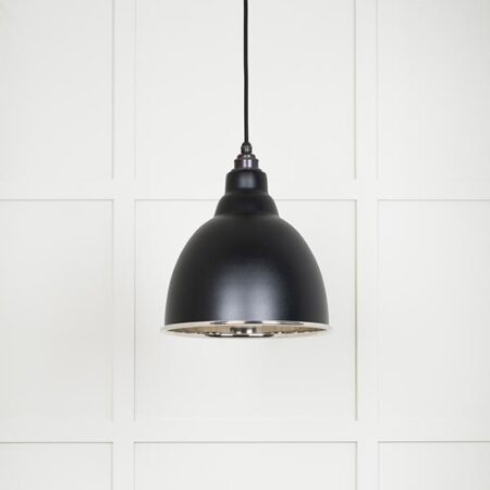 Smooth Nickel Brindley Pendant in Elan Black | 49504EB - Image 2