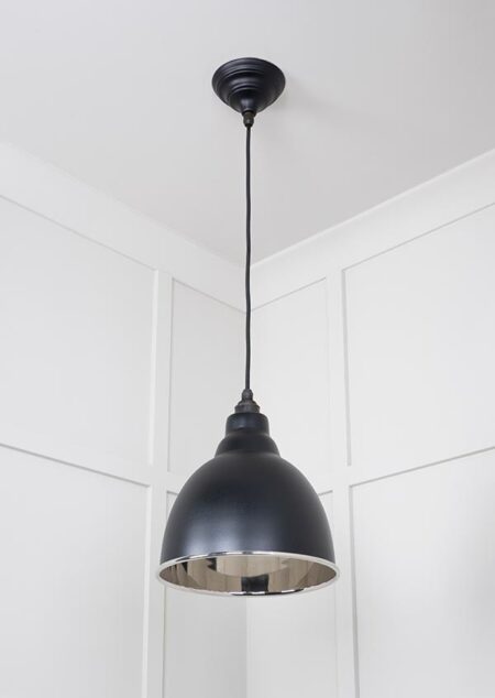 Smooth Nickel Brindley Pendant in Elan Black | 49504EB - Image 4