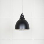 Smooth Nickel Brindley Pendant in Elan Black | 49504EB