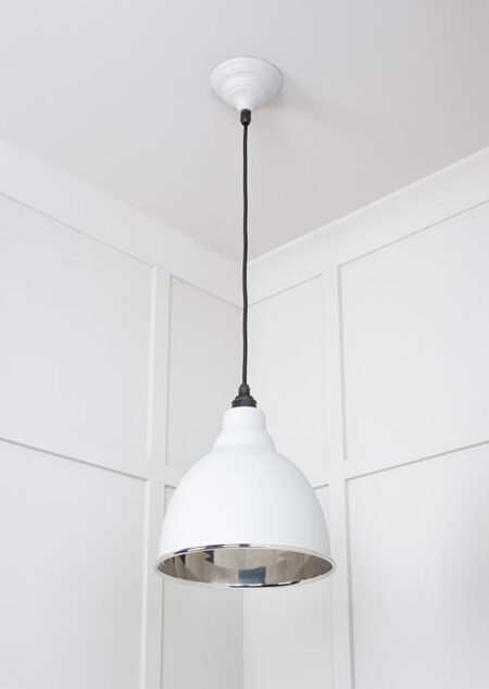 Smooth Nickel Brindley Pendant in Flock | 49504F - Image 3