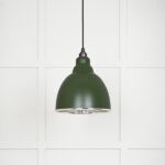 Smooth Nickel Brindley Pendant in Heath | 49504H