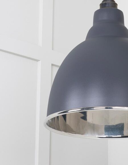 Smooth Nickel Brindley Pendant in Slate | 49504SL - Image 5