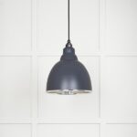 Smooth Nickel Brindley Pendant in Slate | 49504SL