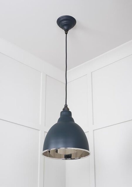 Smooth Nickel Brindley Pendant in Soot | 49504SO - Image 4
