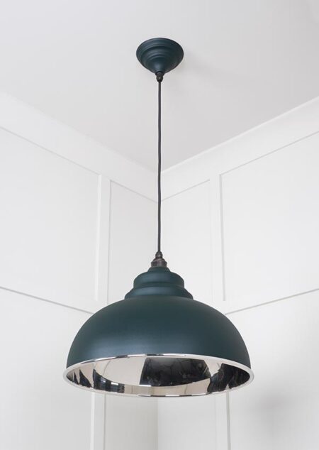 Smooth Nickel Harborne Pendant in Dingle | 49505DI - Image 4