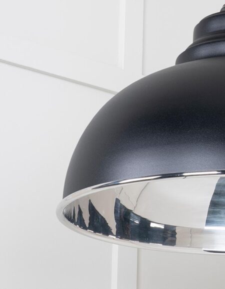 Smooth Nickel Harborne Pendant in Elan Black | 49505EB - Image 5
