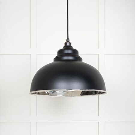 Smooth Nickel Harborne Pendant in Elan Black | 49505EB