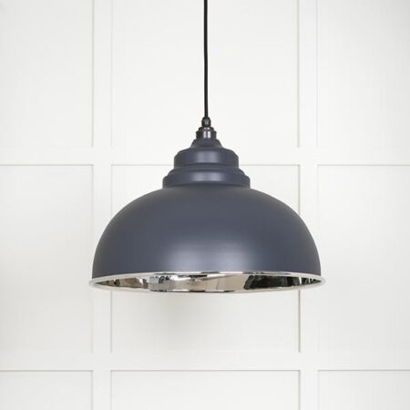 Smooth Nickel Harborne Pendant in Slate | 49505SL - Image 2