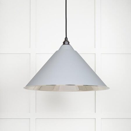Smooth Nickel Hockley Pendant in Birch | 49506BI - Image 2