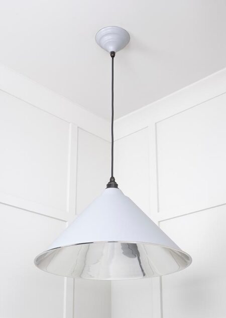 Smooth Nickel Hockley Pendant in Birch | 49506BI - Image 3