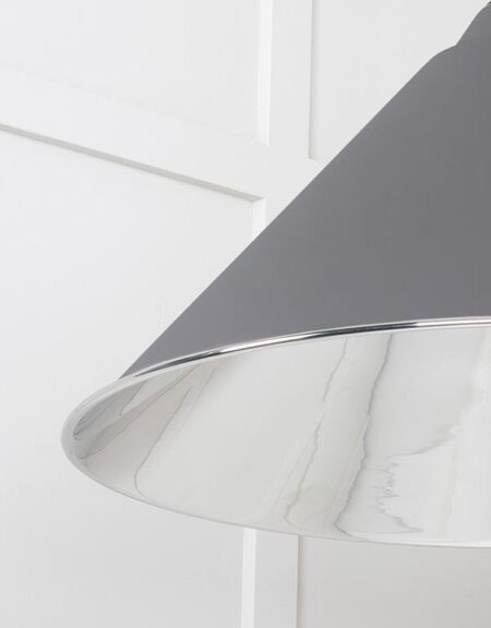 Smooth Nickel Hockley Pendant in Bluff | 49506BL - Image 5