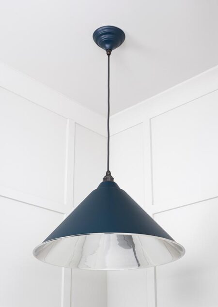 Smooth Nickel Hockley Pendant in Dusk | 49506DU - Image 3