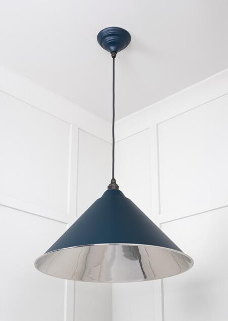 Smooth Nickel Hockley Pendant in Dusk | 49506DU - Image 4