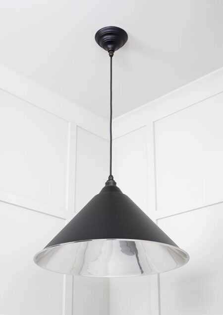 Smooth Nickel Hockley Pendant in Elan Black | 49506EB - Image 3