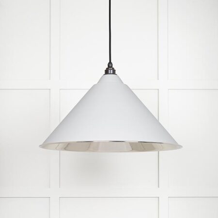 Smooth Nickel Hockley Pendant in Flock | 49506F - Image 2