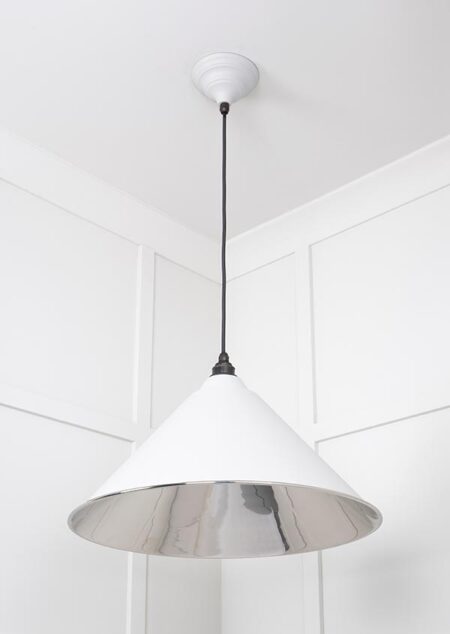 Smooth Nickel Hockley Pendant in Flock | 49506F - Image 4