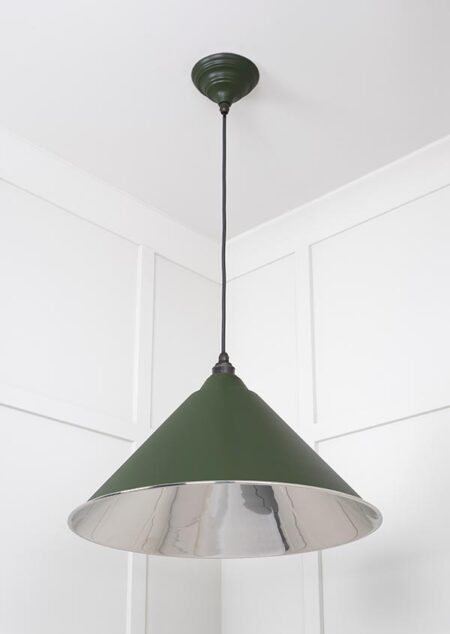 From the Anvil Smooth Nickel Hockley Pendant in Heath - Image 4