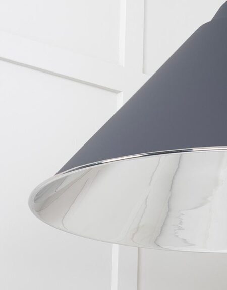 Smooth Nickel Hockley Pendant in Slate | 49506SL - Image 5