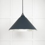 Smooth Nickel Hockley Pendant in Soot | 49506SO