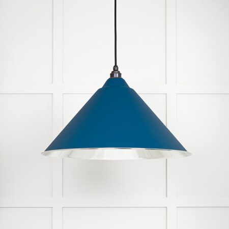 Smooth Nickel Hockley Pendant in Upstream | 49506U