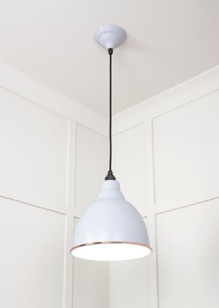 White Gloss Brindley Pendant in Birch | 49507BI - Image 3