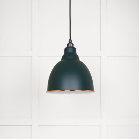 White Gloss Brindley Pendant in Dingle | 49507DI - Image 2