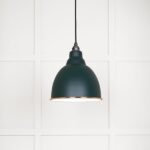 White Gloss Brindley Pendant in Dingle | 49507DI