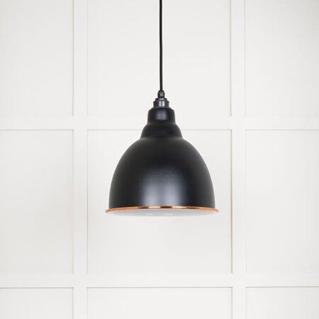 From the Anvil White Gloss Brindley Pendant in Elan Black - Image 2
