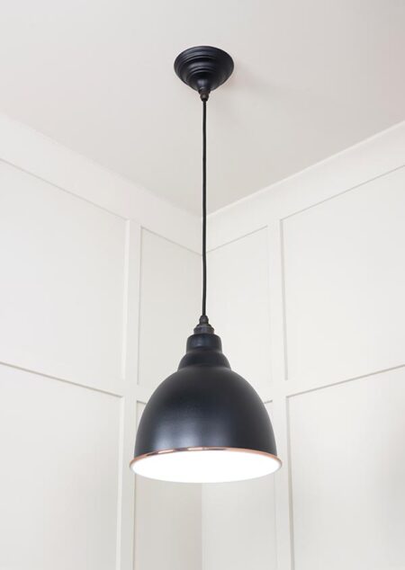 From the Anvil White Gloss Brindley Pendant in Elan Black - Image 3