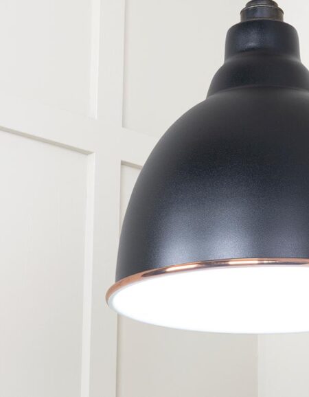 From the Anvil White Gloss Brindley Pendant in Elan Black - Image 5