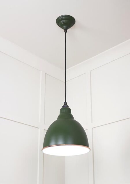 From the Anvil White Gloss Brindley Pendant in Heath - Image 3