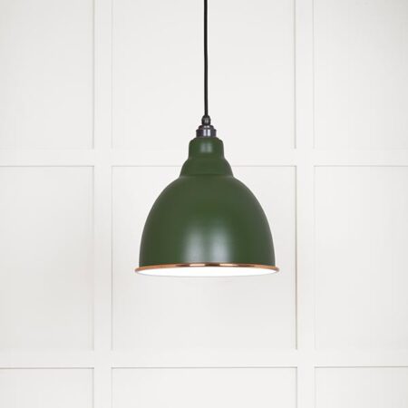 From the Anvil White Gloss Brindley Pendant in Heath