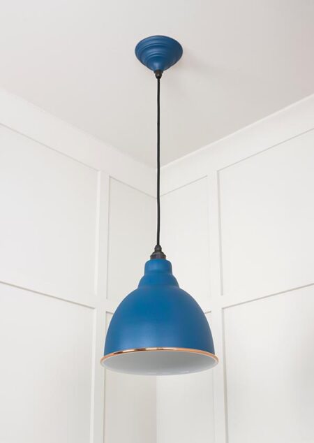 White Gloss Brindley Pendant in Upstream | 49507U - Image 4