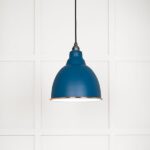 White Gloss Brindley Pendant in Upstream | 49507U
