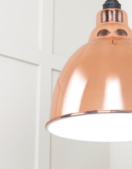 From the Anvil White Gloss Brindley Pendant in Copper - Image 5