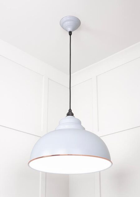 From the Anvil White Gloss Harborne Pendant in Birch - Image 3